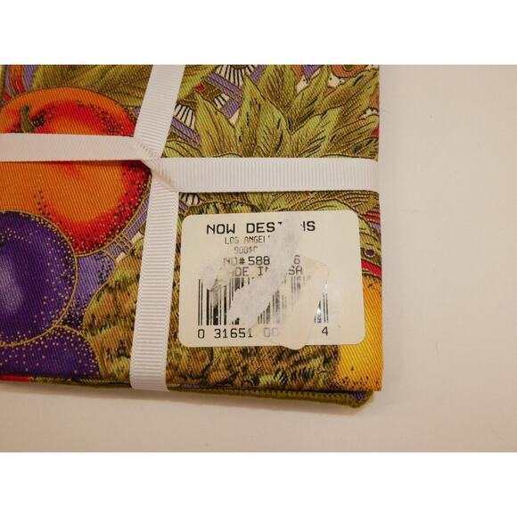 Now Designs Cocktail Napkins Fruit Pattern- Set of 4 New - Picture 6 of 6